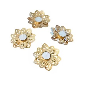 High Quality Metal Tealight Holder Traditional Finish Diwali Decor Candle <b>Stand</b> Home Decoration - Product Image 1