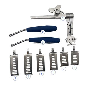WORLD PRECISION SURGICAL Juego de Retractores Cervicales Manuales de Acero Inoxidable con Cuchillas Removibles y Separador de Doble Articulación para Cirugía de Columna Vertebral - Product Image 5