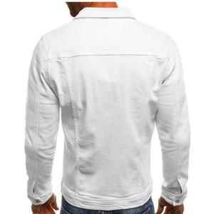 <b>Custom</b> <b>Denim</b> <b>Jacket</b> Wholesale Men Jeans <b>Jacket</b> 100% Cotton <b>Denim</b> Jean <b>Jackets</b> Solid Color Dye Long Sleeve Jeans - Product Image 5