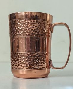 Tasses en cuivre au design traditionnel avec bienfaits pour la santé, pour la décoration de la maison et les cadeaux, fournisseur indien en gros - Product Image 6
