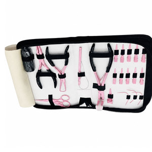 Kit Profesional de Lujo para Instalación de Extensiones de Cabello de Acero Suave Negro, Juego Completo Premium para Aplicación de Extensiones de Cabello - Product Image 3