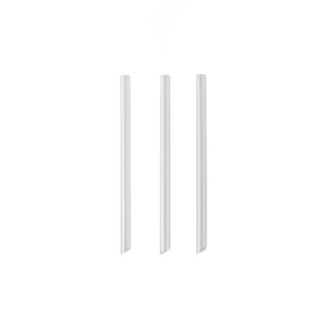 KEIFU-Pailles Boba en plastique transparent pour thé à bulles et café 12mm * 21cm - Product Image 2