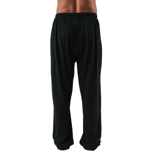 Pantalon de survêtement noir pour homme, coupe droite, léger, pour la détente et l'entraînement, taille élastique, OEM, personnalisation, approvisionnement en gros - Product Image 2