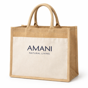 Eco Friendly Jute Tote <b>Bag</b> with Cotton Panel Custom Logo Reusable Shopping <b>Bag</b> Heavy Duty Grocery <b>Beach</b> <b>Bag</b> - Product Image 1