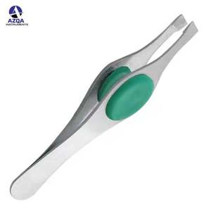 Pinzas Profesionales de Acero Inoxidable para Cejas, Herramienta de Depilación Facial con Punta Inclinada para el Cuidado de las Cejas, Venta al Por Mayor - Product Image 3