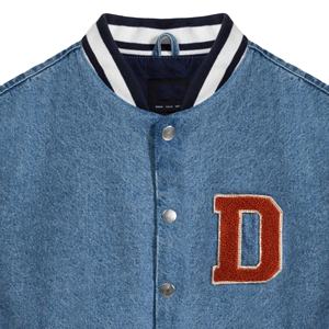 Chaquetas de mezclilla personalizadas de alta moda para hombres y mujeres ropa de calle transpirable forro de lana bordado OEM precio con descuento al por mayor - Product Image 3