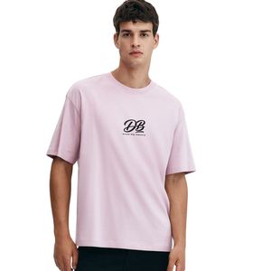 T-shirt décontracté pour homme, coupe ample, 100% coton, doux et respirant, col rond, manches courtes, pour streetwear, logo personnalisé OEM ODM - Product Image 1