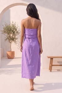 Vestido Maxi Tubo 100% Algodón para Mujer, Vestido Tubo Largo hasta el Suelo, Vestido de Fiesta, Vestido de Playa, Vestido de Verano, Regalo para Ella - Product Image 2
