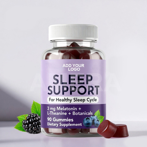 Gomitas para Dormir con Magnesio y L-Teanina, Suplemento Dietético Vegano, Suministro Directo de Fábrica, Fabricante, Suministro al por Mayor - Product Image 1