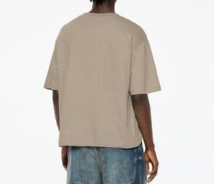 Mens Oversized Boxy Fit Sports Boxy Fit box Cut T-Shirts Summer Outdoor Vintage Loose Fit Oversize Wear T-Shirt By Cumbre Sports - Product Image 5