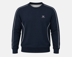 เสื้อสเวตเชิ้ตผู้ชาย คอวี แขนยาว ทรงปกติ สีพื้น ผ้าถัก สไตล์ลำลอง - Product Image 3