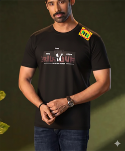 T-shirt personnalisé vierge, T-shirt 100% coton, Logo imprimé, T-shirt ordinaire pour homme, T-shirt imprimé blanc et noir Bangladesh - Product Image 3