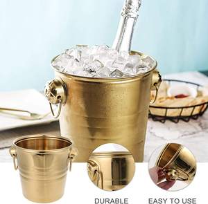 Cubo de Hielo de Acero Inoxidable, Enfriador de Cerveza para el Hogar, Reuniones Familiares, Uso en Restaurantes, Elegante Enfriador de Bar para Vino y Cerveza - Product Image 3