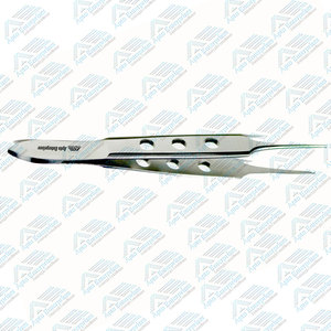 8,5 Cm Bishop Harman Iris Fórceps 3,25 Pulgadas 0,8 Mm Puntas dentadas 1X2 Dientes Laboratorio médico Instrumento médico - Product Image 5