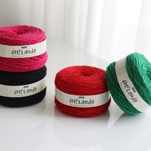 Hilo de algodón para crochet OH Landa, hilo de algodón peinado para tejer a mano, ovillo de 200g, hilo de crochet al por mayor - Product Image 6