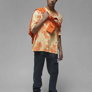 Men's Letter Print Short Sleeve Regular Fit Round Neck Knitted <b>100</b>% <b>Polyester</b> Breathable Jersey Casual T-<b>Shirt</b> - Product Image 6