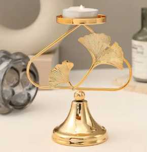 Romantic Gold Metal Heart Shaped <b>Candle</b> Holder Filigree Pattern Wire Tealight Stand for Valentine Wedding Skies Trader Latest - Product Image 5