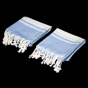 ผู้จัดจำหน่ายจากอินเดีย ผ้าขนหนูชายหาดลายทาง 100% ผ้าฝ้ายคุณภาพเยี่ยม ซึมซับน้ำได้ดี ราคาขายส่ง รับผลิตแบบ OEM - Product Image 5