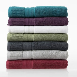 Juego de Toallas de Baño Premium 100% Algodón, Color Gris Sólido, Rectangulares, Tejidas, Suaves, Absorbentes, de Secado Rápido, Estilo Liso, Marca Personalizada, para Uso en la Playa - Product Image 4