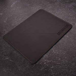 Tapis de souris en cuir véritable, surface mate, tapis de bureau, tapis de souris en cuir de vachette de luxe pour les laboratoires minimalistes LMP-0089 - Product Image 2