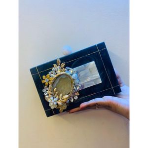 Women's Premium Resin Party Fashion Clutch Elegant <b>Decorations</b> for Special Occasions - Product Image 1