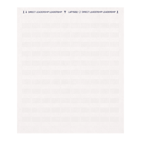 Étiquettes en polyester auto-laminantes Brady LaserTab pour l'identification des laboratoires et des câbles, imprimables au laser