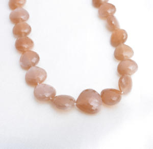 มูนสโตนช็อกโกแลตธรรมชาติทรงหยดน้ำรูปหัวใจ เหมาะสำหรับทำเครื่องประดับอัญมณีชั้นดี สร้อยคอ - Product Image 4