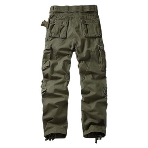 Pantalon cargo pour homme – Pantalon camouflage décontracté pour l'extérieur, coupe ample, pantalon de travail durable avec plusieurs poches pour le rangement - Product Image 2
