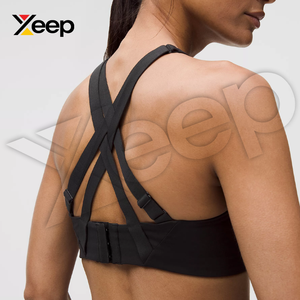 XEEP สปอร์ตบราโยคะคุณภาพสูงสำหรับผู้หญิง รุ่น XC-SB-64 สายรัดปรับได้ ระบายอากาศดี แผ่นรองถอดออกได้ รองรับได้ดี แห้งเร็ว - Product Image 5