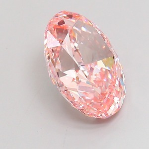 Diamant CVD de laboratoire rose intense fantaisie de forme ovale modifiée, 5,5 carats, clarté VVS2, polissage excellent, diamant non monté de luxe - Product Image 4