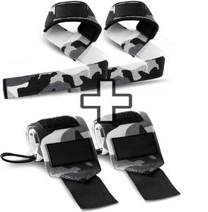 Ensemble de Sangles de Poignet Confortables en Mélange de Coton Doux pour la Peau, Offrant un Soutien et une Protection Maximale, Idéal pour l'Haltérophilie - Product Image 4