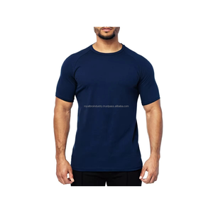 Top venta 2025 Camisetas para hombres Slim Fit Camiseta personalizada para hombres Venta al por mayor Camisetas de color sólido Camisetas de secado rápido - Product Image 1