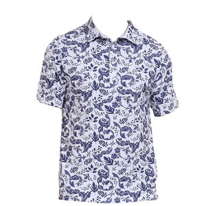 T-shirt pour homme en coton tricoté, respirant, confortable, coupe classique, manches courtes, décontracté, élégant, tendance, imprimé - Product Image 1