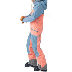 Combinaison de ski élégante pour l'hiver, tenue de snowboard design, logo personnalisé disponible, nouvelle collection, ensemble veste et pantalon de snowboard ample - Product Image 4