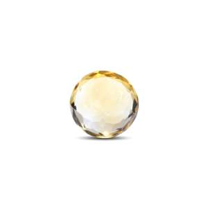 Natural Citrine Gemstone 6.3 Carat 6mm Certified IGI Fine Yellow Orange Red for Jewelry Making - Product Image 2