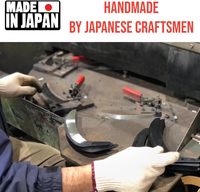 Outil de désherbage de jardin en forme de L en acier à haute teneur en carbone avec long manche en bois faucille manuelle fabriquée au Japon pour le désherbage de jardin
