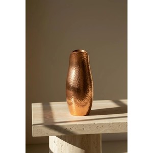 Modern Handmade <b>Copper</b> Tabletop <b>Vase</b> With Hammered Texture Decorative Metal Flower <b>Vase</b> For Home Interior Design - Product Image 2