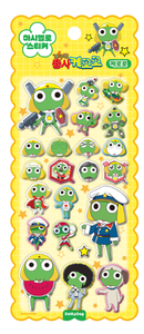 Autocollants 3D gonflés Keroro Sgt Frog Marshmallow, personnages coréens mignons, pour agenda, ordinateur portable, cadeau pour enfants, vente en gros - Product Image 1
