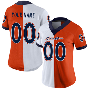 เสื้อฟุตบอลอเมริกันขายส่ง คุณภาพพรีเมียม โพลีเอสเตอร์ 100% พิมพ์ลายแบบซับลิเมชั่น ชุดทีมสั่งทำได้ ไซส์พลัส - Product Image 2