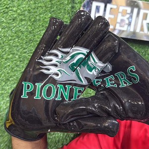 Guantes de Fútbol Americano 2026, Nuevo Modelo, Diseño de Esqueleto con Inyección de Goma, Hechos a Medida, Guantes de Poliéster Suave - Product Image 2