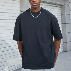 T-shirt basique pour homme de haute qualité, 100% coton, couleur unie, coupe régulière, grande taille, logo personnalisé, séchage rapide, respirant - Product Image 5