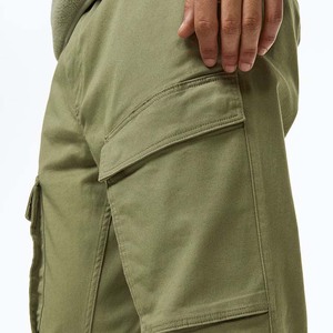 Suéter de Forro Polar Verde Oliva para Hombre, Manga Larga, Corte Regular, con Cierre de Media Cremallera y Bolsillos Laterales, Ropa Casual de Otoño - Product Image 6