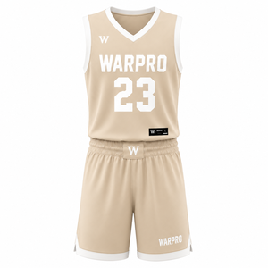 Warpro Elite ชุดเสื้อบาสเก็ตบอลแบบซับลิเมตชุดบาสเก็ตบอลแขนกุดและกางเกงขาสั้นแบบพรีเมี่ยม - Product Image 1