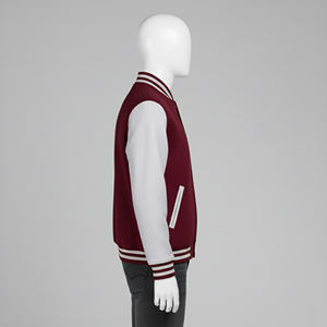 Chaqueta Deportiva Universitaria Personalizada para Hombre, Chaqueta Acolchada con Logotipo Frontal, Forro Polar, Ropa de Invierno - Product Image 2