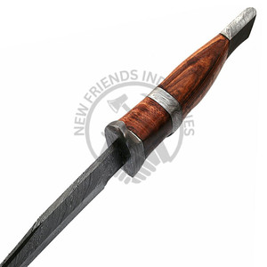 Nuevo Cuchillo Táctico de Caza para Senderismo y Camping, Cuchillo Bowie de Acero de Damasco, Cuchillo de Supervivencia de Hoja Fija Afilada - Product Image 5