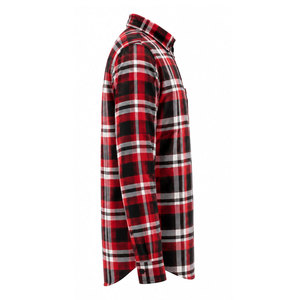 Custom Men Aramid-Reinforced Breathable Garment Dyed Motorcycle <b>Flannel</b> Shirts 3 Layer CE Armored Button <b>Jacket</b> Plaid Riding - Product Image 5