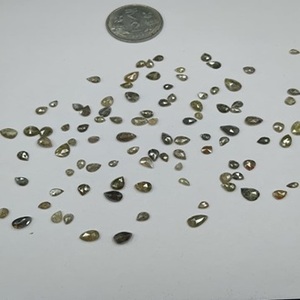 Diamante Natural de Corte Elegante en Forma de Pera, Facetado, Calibrado, Venta al por Mayor, Piedra Preciosa de 2x4mm-5x8mm, Certificado por GJEPC - Product Image 4