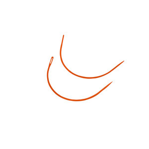 Aiguille à tisser de qualité professionnelle de type C pour outils d'extension capillaire, type de tissage en trame, couture de fils courbés, utilisations en salon - Product Image 1