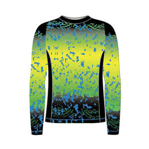 Maillot de pêche personnalisé en gros par sublimation, protection UV UPF 50, respirant, pour tournoi, manches longues, unisexe, séchage rapide - Product Image 5