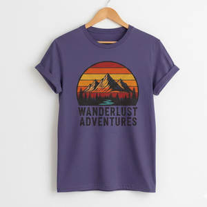 T-shirt homme col rond en coton doux, style western, pour tous les jours et l'été. - Product Image 1